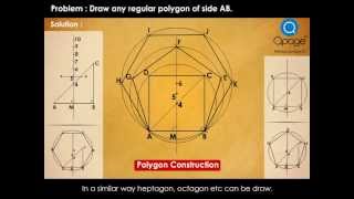 Basic Construction of Regular polygon [upl. by Namrej698]