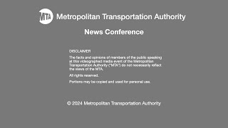 MTA News Conference  11112024 [upl. by Aserret]