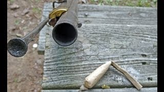 How to Load a Black Powder Cartridge for a Brown Bess or 75 East India Company Musket [upl. by Hortensia]