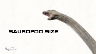 Sauropod Size [upl. by Harness]