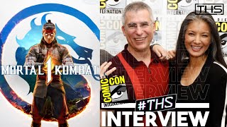 SDCC 2023 Kelly Hu amp Dominic Cianciolo Talk Mortal Kombat 1 [upl. by Ynaittirb]