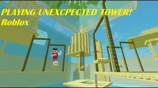 Playing Unexpectable Tower  Roblox [upl. by Assir]