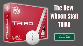 The New Wilson Triad 3 Piece Urethane Golf Ball  Featuring Manolo Vega spot [upl. by Icnarf]