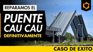 Reparación DEFINITIVA Puente Cau Cau 🇨🇱  Mecanizado en terreno SUBT [upl. by Stillman]