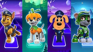 PAW Patroll  Ryder 🆚 Marshall 🆚 Capitan Roblador 🆚 Rocky 🆚 Tiles Hop 🎶 EDM Rush [upl. by Muns]