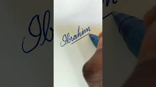 Ibrahim calligraphy 🔥🔥ytshorts shortsfeed shorts handwriting trending [upl. by Downes]