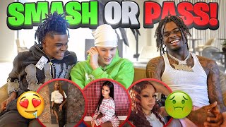 Smash Or Pass Influencer Edition… FT WOODA amp MYEONBOI  Vlogmas Day 21 🎄 [upl. by Meghan]