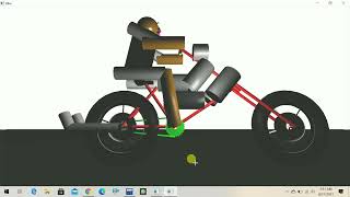 Bike Simulation OpenGL  Computer Graphics Project With Source Code [upl. by Chambers930]