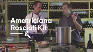 Amatriciana kit  how do we make AMATRICIANA at Roscioli [upl. by Adnahs]