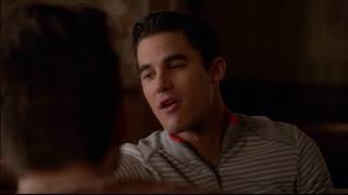 Glee  Kurt Asks Blaine About His Time With June Dolloway 5x18 [upl. by Laucsap]