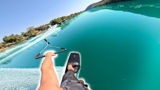 WORLDS BEST WAKEBOARDING CONDITIONS [upl. by Assilen]