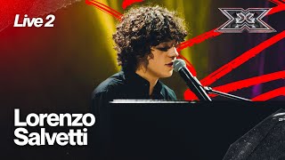 Lorenzo Salvetti con i suoi “100 Messaggi” di Lazza a X FACTOR 2024 LIVE 2 [upl. by Barbie]