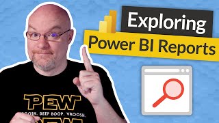 Using Power BI reports from an end user perspective 2021 [upl. by Anilec]