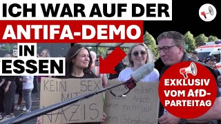 Kein Sx mit Nazis 😂  Stimmen von der AntifaDemo in Essen  AfD Parteitag 2024 [upl. by Nyllewell]