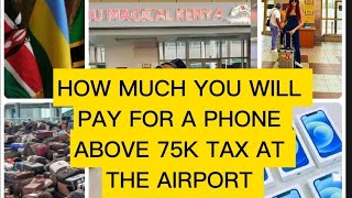 THE AMOUNT YOU WILL PAY FOR ANY GOODS ABOVE 75K AT THE AIRPORTTheivanotv [upl. by Aikahc943]