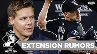 Chris Getz addresses Erick Fedde trade Garrett Crochet extension rumors  CHGO White Sox Podcast [upl. by Leamiba]