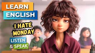 I Hate Mondays  Improve Your English  English Listening Skills  Speaking Skills [upl. by Eirroc293]