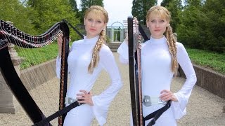 STAR WARS Medley  Harp Twins [upl. by Zavras]