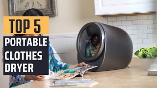 Best Portable Clothes Dryer 2024  Top 5 Picks [upl. by Quintina]