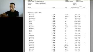 Po 40 dniu głodówki analiza krwiczI Morfologia [upl. by Oludoet]