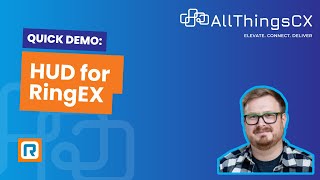 RingCentral  HUD for RingEX 2 minute demo [upl. by Atinuahs203]