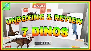 😱 7 Dinossauros Incríveis  PNSO WDragon amp Nanmu Studio  Unboxing amp Review [upl. by Gylys]