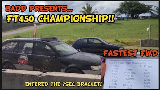 FT450 Drag Race Championship at Bushy Park Barbados  VLOG dragrace fwd barbados kswap [upl. by Merle138]