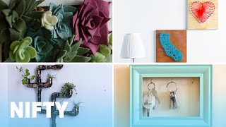 5 Amazing DIY Wall Decorations [upl. by Gninnahc]