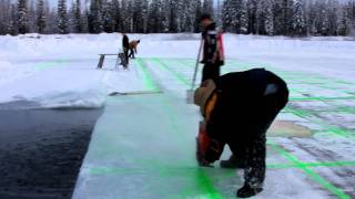 Ice Harvesting  Christmas in Ice  North Pole Alaska [upl. by Feliza]