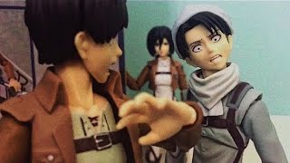 Eren Makes a Mess  Attack On Titan StopMotion Animation [upl. by Trip780]