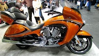 2014 Victory Vision Tour Walkaround  2013 New York Motorcycle Show [upl. by Ariek759]