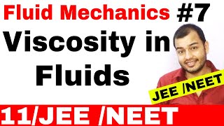 Fluid 07  Viscosity and Viscous Force IIT JEE MAINS  NEET Watch Fluid 08 for Stokes Theorem [upl. by Aerdnu]