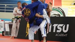 Erberth Santos x Fred Almeida  Brazil National Pro JiuJitsu Championship São Paulo 2015 [upl. by Yttik251]