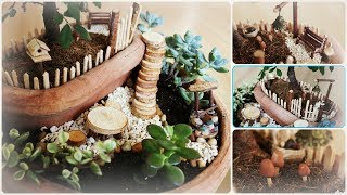 Fairy Garden 6  DIY  Minigarten im Topf [upl. by Bink]