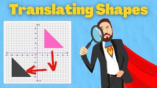 Translating Shapes On A Graph KS2 [upl. by Aisenat]