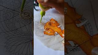 Glass Painting song mantras music sing love ytshorts vinayaka ganesha vignesha glasscraft [upl. by Lliw]