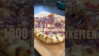 Besser als Flammkuchen😍🔥 Das Rezept findest du in den Kommentaren👇🏼fy fyp pizza backen [upl. by Ahsaet]