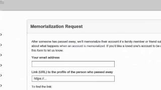 How to DeactivateMemorialize a Dead Persons Facebook Account [upl. by Adnolor]