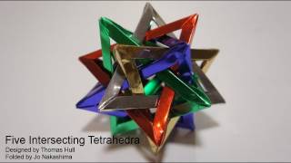 Five Intersecting Tetrahedra Thomas Hull [upl. by Nedia833]