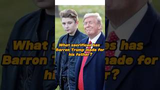 No one realized that Barron Trump made two heartbreaking sacrifices for his fathercelebrity fyp [upl. by Edals190]