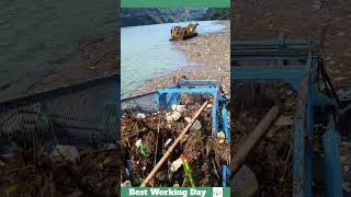 Best working day 1151 The process of clearing water from debris using a garbage disposal machine [upl. by Eversole412]