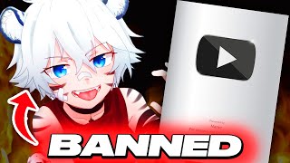 This VTUBER Got A Play ButtonAnd Was Banned [upl. by Soirtemed]