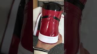 LJR Jordan 1 HIGH OG PATENT BRED LEATHER 555088063 [upl. by Terr]