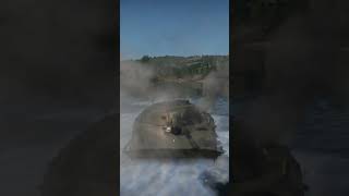 How it feels when you get an amphibious tank in War Thunder warthunder [upl. by Brunn]