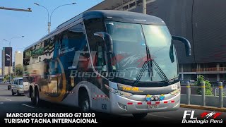 Marcopolo Paradiso G7 1200 Scania K410Turismo Tacna Internacional [upl. by Nolyaj]