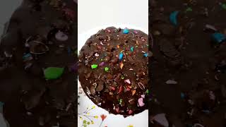 Homemade chocolate cake gems topping chocolatecake gems [upl. by Onifled]