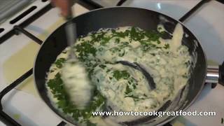 Cod in a Cream Parsley Sauce Recipe  Bechamel Fish [upl. by Gallagher399]