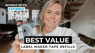 Label Maker Tape Refill for Dymo Review [upl. by Ahsatam]