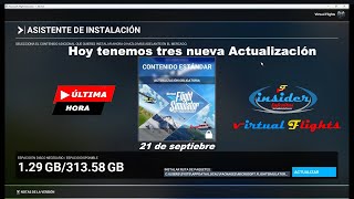 Nueva actualización para el simulador Microsoft Flight Simulator versiones 2020 40 aniversario 2024 [upl. by Fernand]