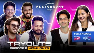 Playground 3 Tryouts  EP 2 Highlights  CarryMinati amp Techno Gamerz  All Eps Live on Amazon miniTV [upl. by Clauddetta234]